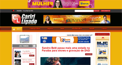 Desktop Screenshot of caririligado.com.br