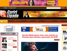 Tablet Screenshot of caririligado.com.br